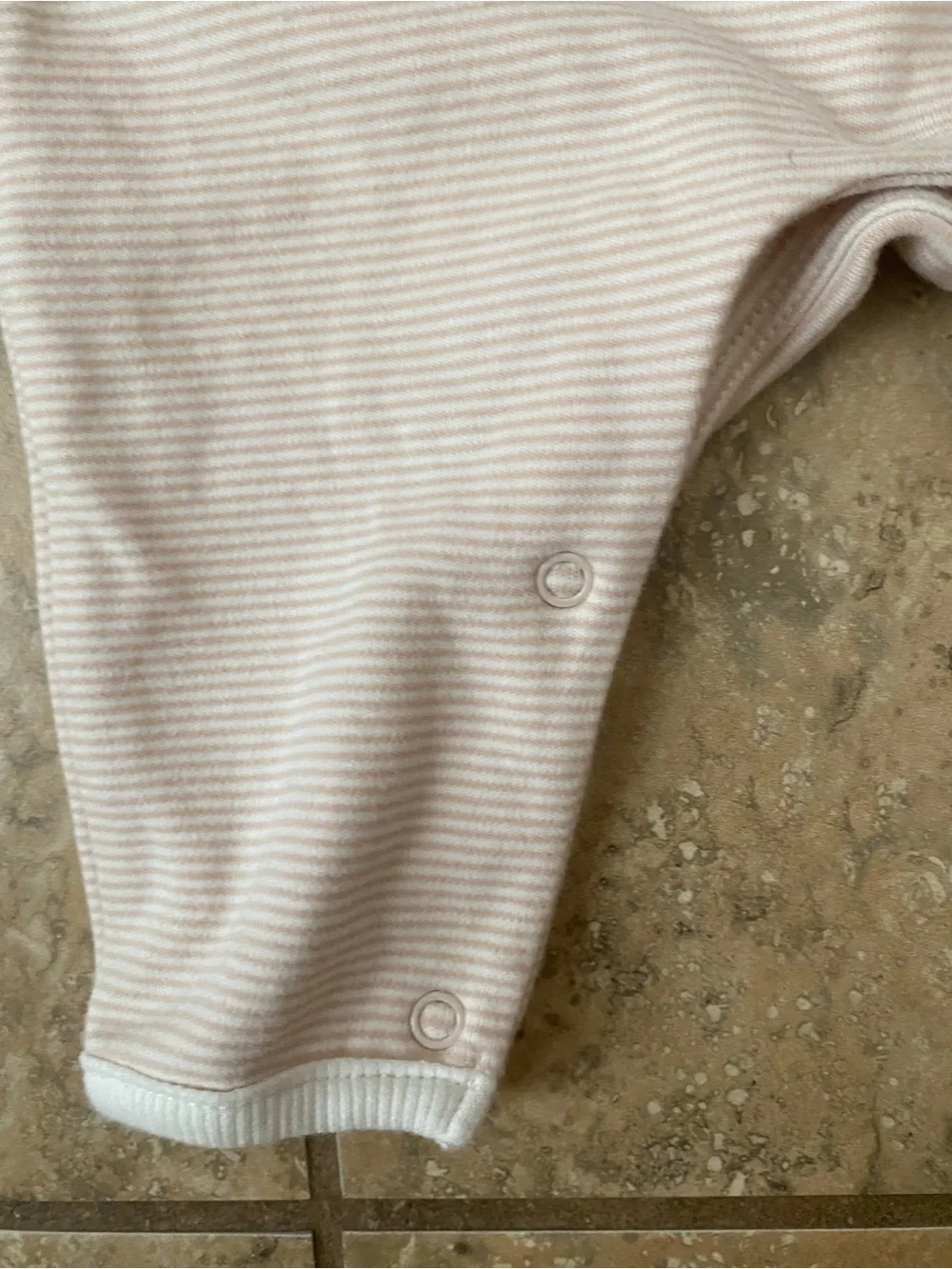 Albetta Crochet Nature Soft Pink Toadstool Mushroom Appliqué 0-3 mon Baby Romper